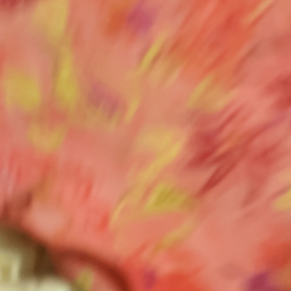 Loco Lindo Pink Floral Off Shoulder Blouse Size Large - Picture 5 of 6